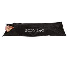 Prop body bag morgue crime scene costume accessory Halloween fancy dress
