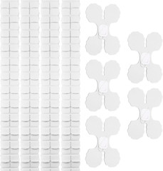 9 Pcs Four Leaf Paper Flowers Garland, Paper Streamers Reusable Hanging Garland