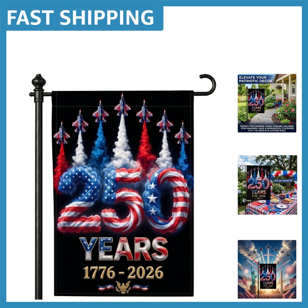 Celebrate America’s 250th Anniversary with Our Exclusive Patriotic Garden Flag