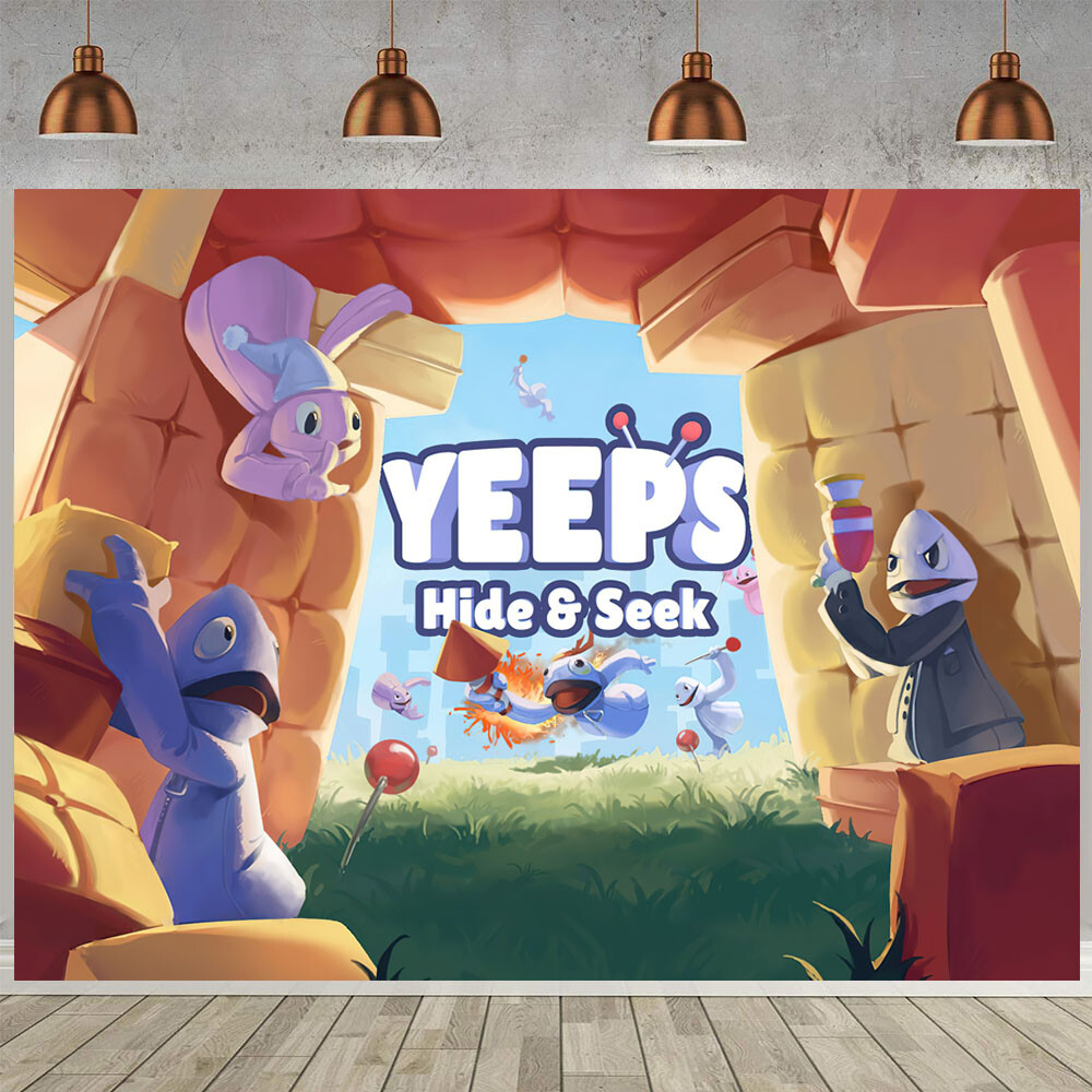 Yeeps Party supplies Backdrop Banner Photography Vinyl Birthday Gift 7x5ft
