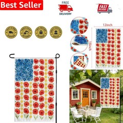 Weather-Resistant 12×18 Patriotic Flag – Ideal for Memorial Day & 4th of July