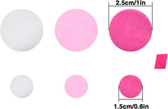 Round Tissue Paper Table Confetti Dots for Wedding Birthday Party Decoration, 1.