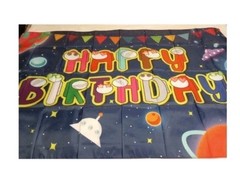 Amo-ng U-s Backdrop Imposters Video Game Theme Birthday Party Supplies