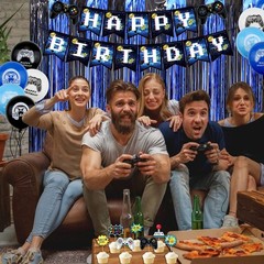 Video Game Party Supplies Set Birthday Decoration for Boys – Including Contro…