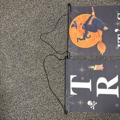 Spencer Outdoor Halloween Hanging Banners Set Of 2 12×70