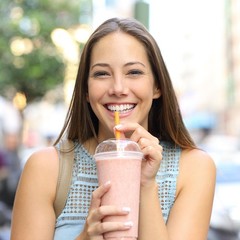 Tomnk 120 Pack Smoothie Straws, 10.3 Inches Straws Disposable, Milkshake Plas…