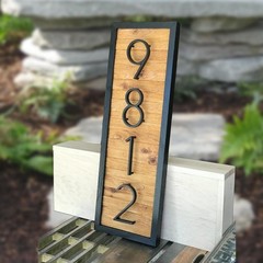 5″ Floating Stainless Steel Address House Number, Modern Metal Anti-Rust Hous…