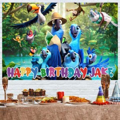 Rio 2 Personalised Custom Backdrop Banner Party Decorations Birthday Gift