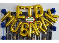 Eid Mubarak Decoration Balloon Banner Eid Party Favor Islamic Gift Ramadan Decor