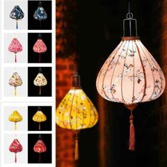 Chinese Style Hanging Lantern Waterproof Cloth Lanterns Party Festiva Decor