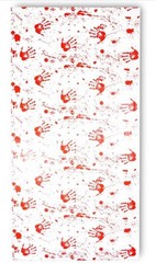 Halloween Blood Palm Foil tablecloth/wall deco | 270x130cm
