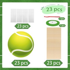23 PCS Tennis Ball Centerpiece Sticks Theme Party Decorations Table Topper