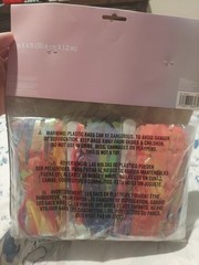 BIRTHDAY Luminous IRIDESCENT FOIL FRINGE BACKDROP (1) Birthday Party 4ft x 3ft