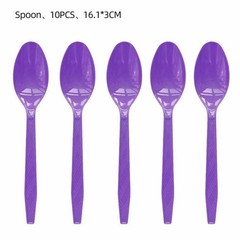 Purple Mermaid Party Decorations Set for Kids Birthday, Banner Plates Cups Napki