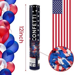 Confetti Cannon 12 Pack Multicolor Biodegradable Confetti Popper Party Confetti