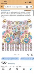 Cat Party Decorations Kit (45Pcs) for Birthday, Graduation & Themed Pet Parties