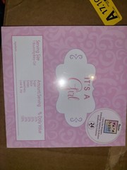 Beautiful New 24pc Is a Girl Candy Bar Wrapper Paper