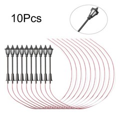 Model LED Street Lamp 10pcs Scenery Street Layout Accessories Train DIY New
