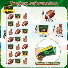8 Pcs Football Party Decorations Football Themed Birthday Party Hanging Swirl De