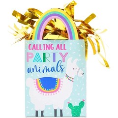 Balloon Weight Pack – 6 Oz, 6 Pack, Gold Llama Gift Bag Style – Weight for Pa…