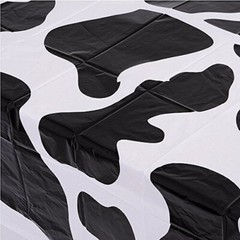 Bedwina Cow Print Tablecloth Pack of 6 – 54 x 72 Inch