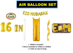 Eid Mubarak Decoration Balloon Banner Eid Party Favor Islamic Gift Ramadan Decor