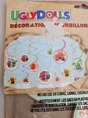 Ugly Dolls Movie Dangling Spiral Decorations Backdrop Birthday Party 12 PCS New
