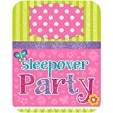 Slumber Party Large Novelty Invites – 8 Count