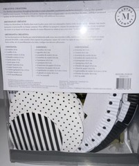 Black & White Kit For Decorating New Years Party Sealed New Fast Shipping
