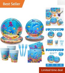 Complete Sea Animal Party Package – 120 High-Quality Eco-Friendly Decorations