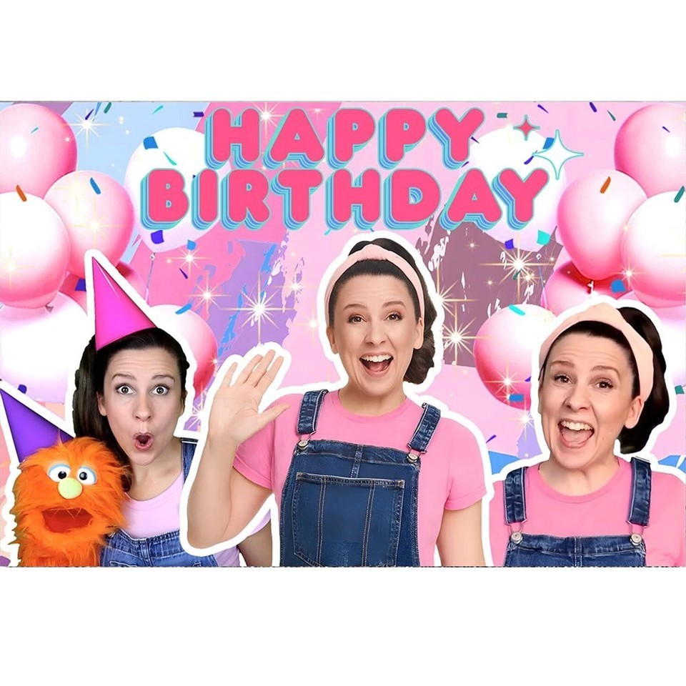Ms Rachel Party Supplies Party Birthday Decoration Backdrop Banner Background