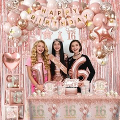 Complete Sweet 16 Birthday Decorations Kit