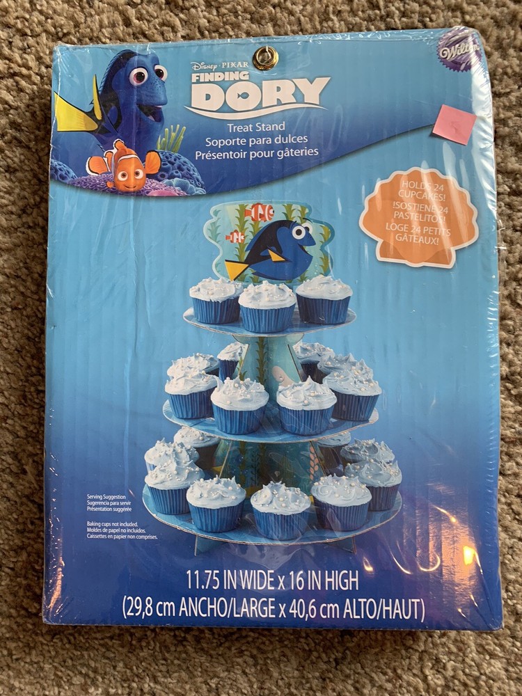 Disney Pixar Finding Dory Treat Stand, New In Package, Nice, 16 Inches Tall