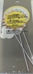 Sunshine baby shower centerpiece sticks