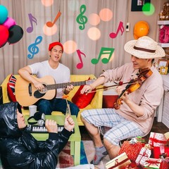 40 Pcs Multi-Color Music Notes Cutouts – Perfect Party Decor for All Occasions
