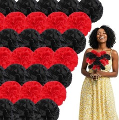 Vibrant 50 Count Juneteenth Marigolds – Durable Silk Flowers for Festive Decor