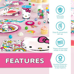 Hello Kitty Birthday Decorations & Party Supplies | Hello Kitty Plates and Napki