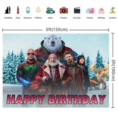 Red One Birthday Party Supplies Backdrop Banner Party Decor Birthday Gift