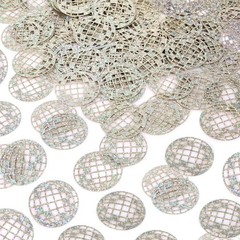 100pcs Glitter Disco Ball Table Confetti, Disco Theme Party Confetti for Bachelo