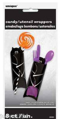 BAT CUTLERY NAPKINS HOLDER CANDY WRAPPERS HALLOWEEN PARTY TABLE DECORATION BATS