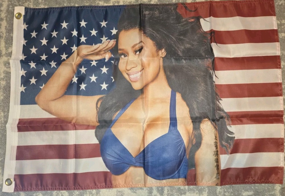 Female Rapper 2×3 Flag