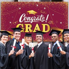 Fabric Background for Graduation Party Supplies 72.8 x 43.3 Inch Royal Blue