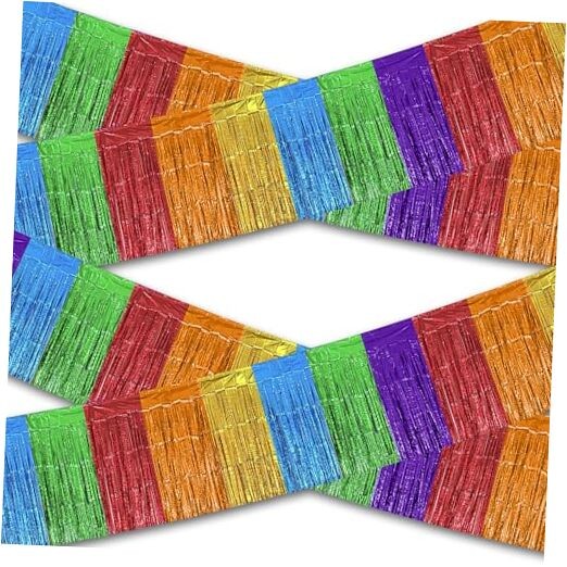 Fiesta Party Decorations – 2 Pack Cinco De purple blue green red orange yellow