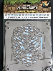 Minecraft Birthday Banner New/Sealed