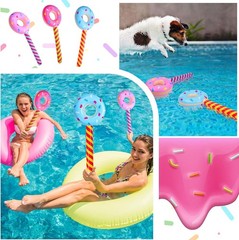 6 Pcs Inflatable Donuts 33 Inch Candy Birthday Party Decorations Donut Shape …