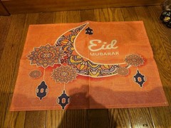 Ramadan Decorations Home Table Runner Eid Mubarak Mosque Muslim Place Mat A2