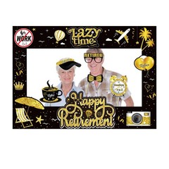 Retirement Party Photo Booth Props Kit – 37pcs Photo Props 1 Frame Glitter Re…