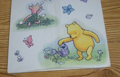 Vintage NEW Classic Winnie the Pooh Party Express Mobile Cardboard Decoration