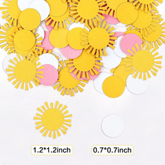 100PCS Sunshine Confetti You Are My Sunshine Table Confetti Bridal Baby Shower C