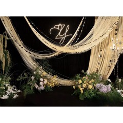 Silver Shimmer Wall Backdrop, 20 Packs Silver Sequin Curtain Circle Dots Garl…